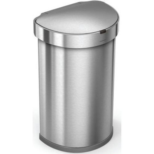 Półokrągły kosz na śmieci z czujnikiem i wkładem Pocket 45 l_Vepabins Półokrągły kosz na śmieci z czujnikiem i wkładem Pocket 45 l_Vepabins