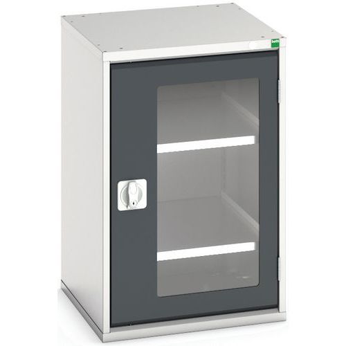 Szafy warsztatowe Bott Verso z przezroczystymi drzwiami, wysokość 80 cm