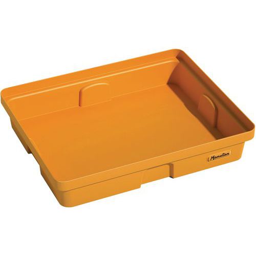 Plastikowe wanny ociekowe Manutan Expert, pojemność 10 – 60 l