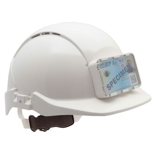 Kask ochronny Concept Core z uchwytem na identyfikator