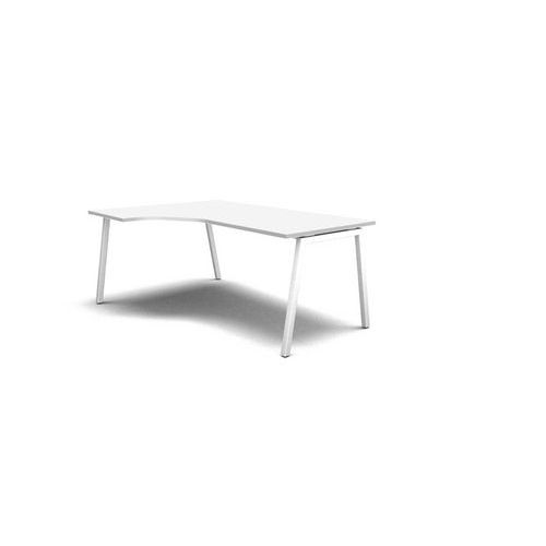 Ergonomiczne stoły biurowe MOON A, 180 x 120 x 74 cm, wersja lewa