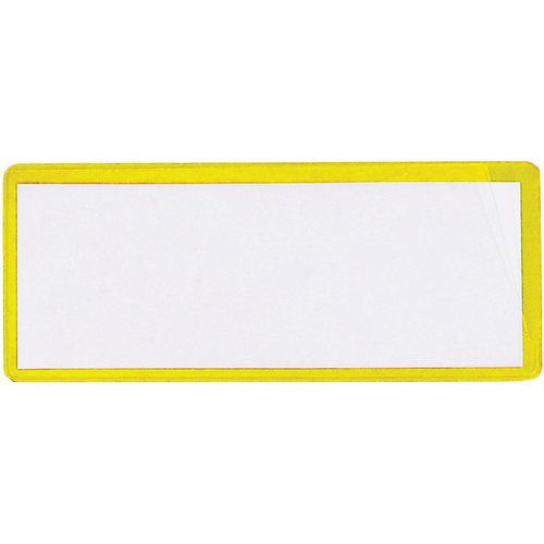 Tabliczki informacyjne na regały Manutan Expert, magnetyczne, 100 szt.