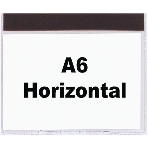 Ramki informacyjne Manutan Expert A6, magnetyczne