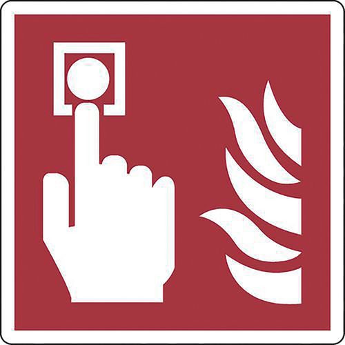 Znaki pożarowe Manutan Expert - Alarm pożarowy, folia samoprzylepna Znaki pożarowe Manutan Expert - Alarm pożarowy, folia samoprzylepna