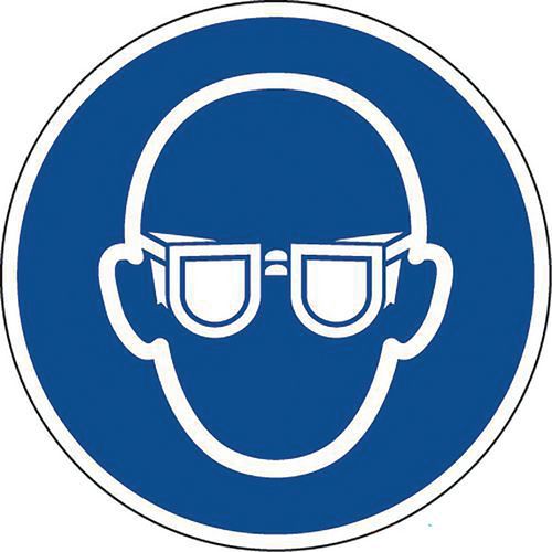 Oznaczenia poleceń Manutan Expert - Obowiązkowe okulary ochronne, samoprzylepne Oznaczenia poleceń Manutan Expert - Obowiązkowe okulary ochronne, samoprzylepne