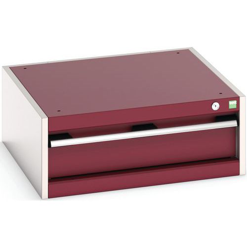 Szafki warsztatowe z szufladami Bott Cubio, 25 x 65 x 52,5-75 cm, 1 szuflada