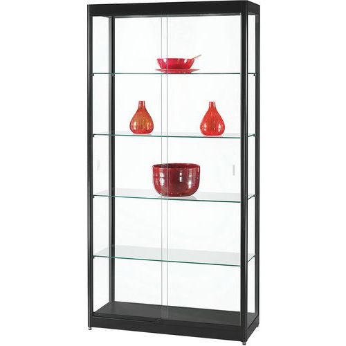 Szklane gabloty produktowe Manutan Expert, 200 x 100 x 40 cm Szklane gabloty produktowe Manutan Expert, 200 x 100 x 40 cm