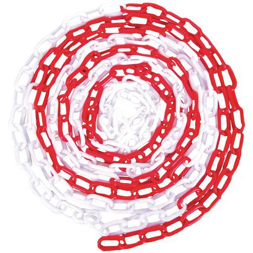Plastikowe łańcuchy do słupków odgradzających Manutan, 25 cm
