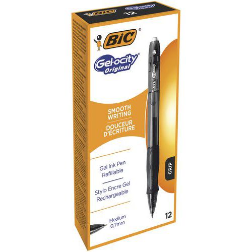 Długopisy Bic Gel-ocity, 12 szt