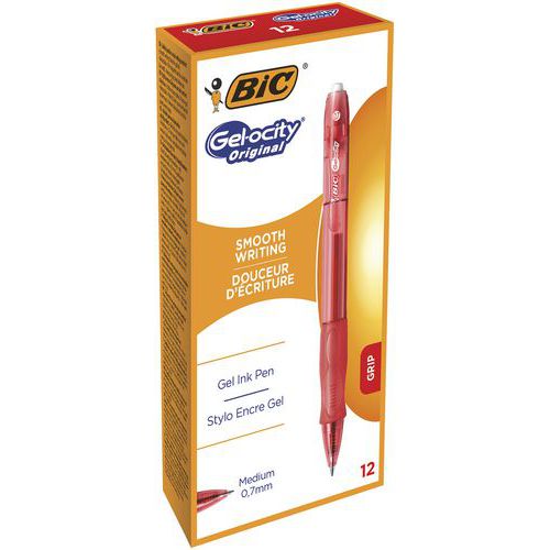 Długopisy Bic Gel-ocity, 12 szt