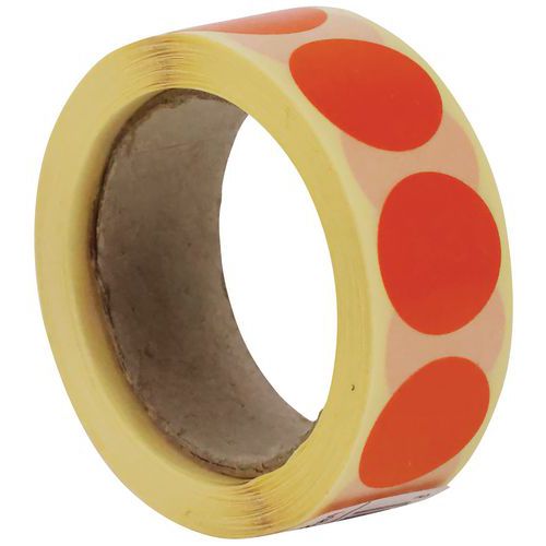 Samoprzylepne kółka znakujące Manutan Expert, średnica 20 mm, 500 szt. w rolce