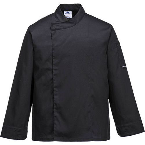 Bluza kucharska Cross-Over, czarny