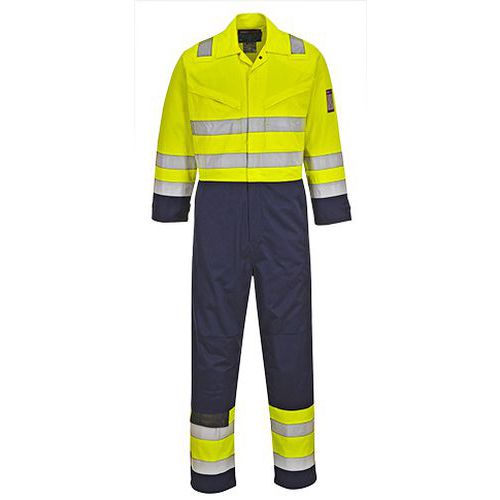 Kombinezon ostrzegawczy Modaflame, niebieski/żółty