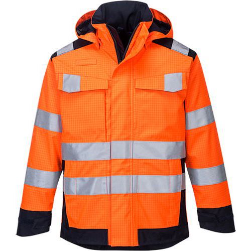 Kurtka Modaflame Multi Norm Arc, niebieski/pomarańczowy