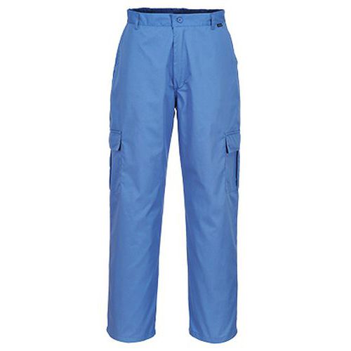 Spodnie antyelektrostatyczne ESD, niebieski