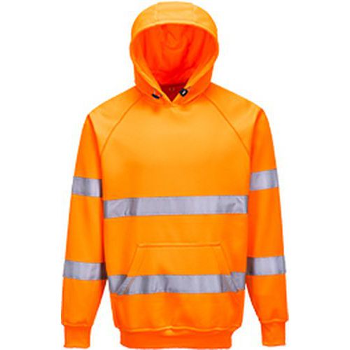 Bluza ostrzegawcza z kapturem, pomarańczowy