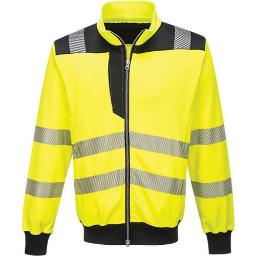 Bluza ostrzegawcza PW3, czarny/żółty