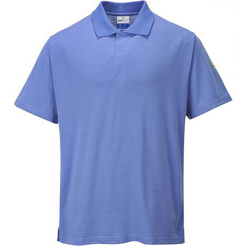Antystatyczna koszulka Polo ESD, niebieski