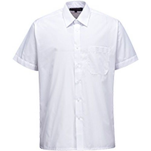 Klasyczna koszula z krótkimi rękawami, biały