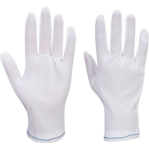 Rękawice inspekcyjne z nylonu, biały