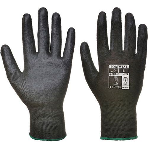 Rękawice PU dłoń (480 par), czarne