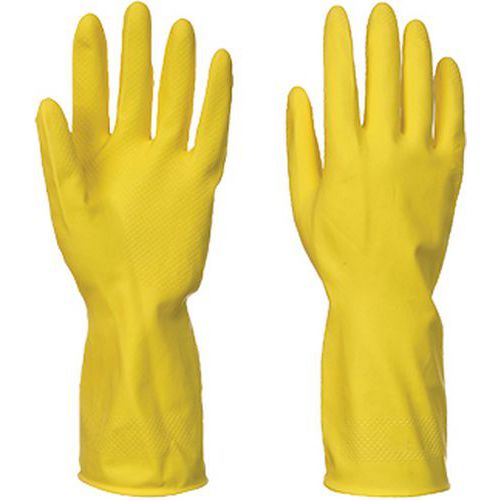 Lateksowa rękawica gospodarcza, żółty