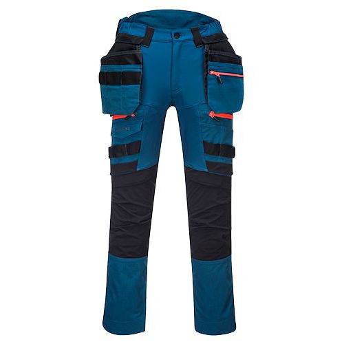 Spodnie DX4 z kieszeniami kaburowymi, niebieski