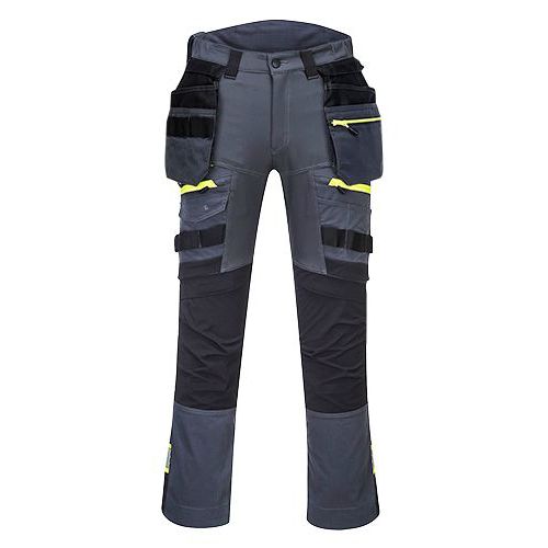 Spodnie DX4 z kieszeniami kaburowymi, szary