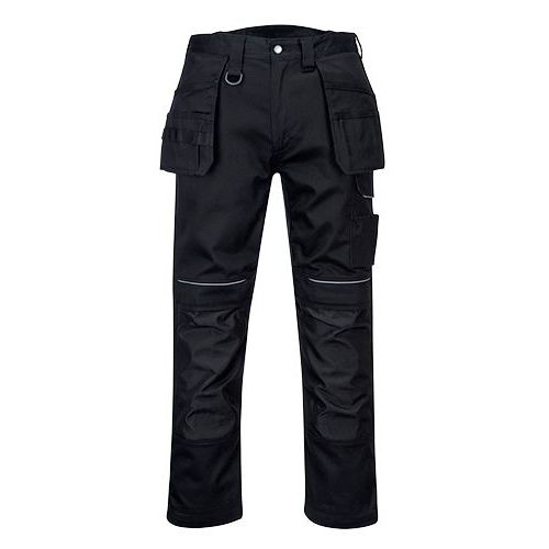 Spodnie bawełniane PW3 z kieszeniami kaburowymi, czarny