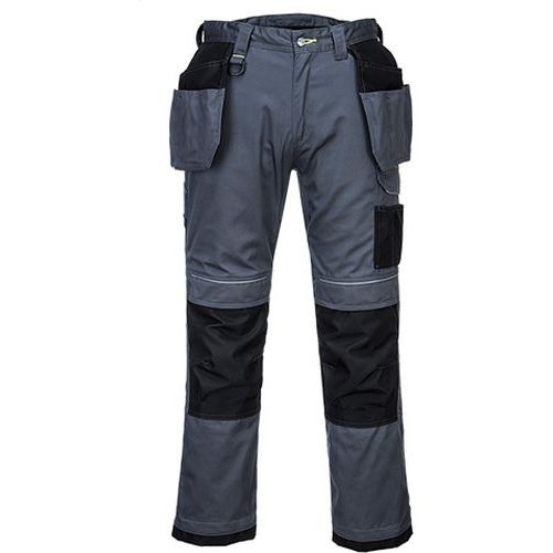 Spodnie PW3 z kieszeniami kaburowymi, czarny/szary