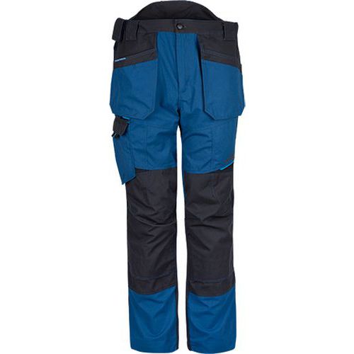 Spodnie z kieszeniami kaburowymi WX3, niebieski
