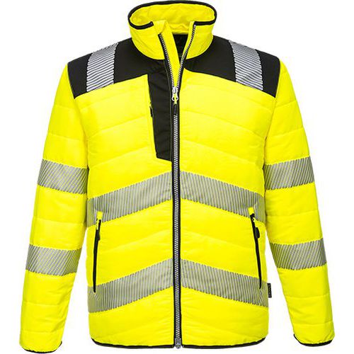 Kurtka ostrzegawcza PW3 Baffle, czarny/żółty