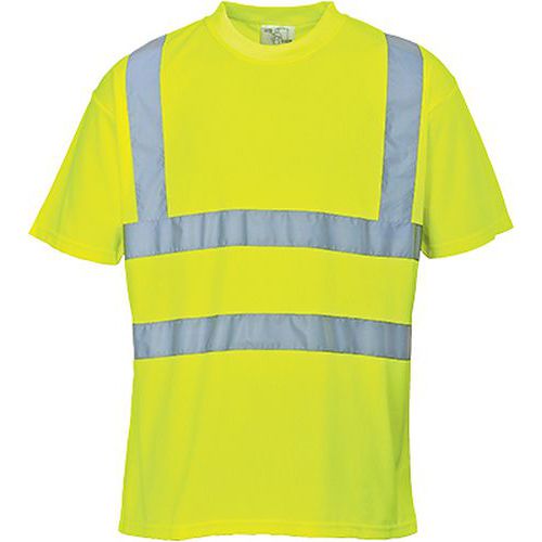 T-shirt ostrzegawczy, żółty
