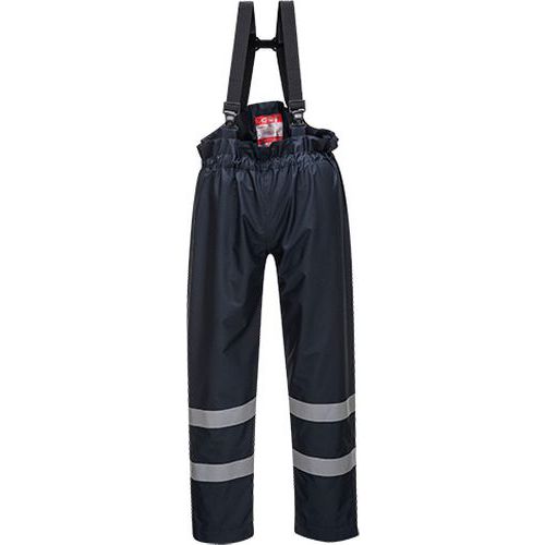 Spodnie trudnopalne Bizflame Rain nieocieplane, niebieski