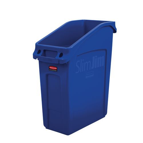 Plastikowe kosze na śmieci Rubbermaid Slim Jim Under Counter, do segregacji śmieci, pojemność 49 l