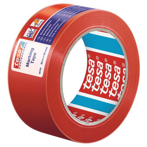 Taśmy znakujące PVC Tesa, 50 x 0,15 mm, długość 33 m