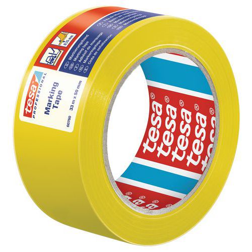 Taśmy znakujące PVC Tesa, 50 x 0,15 mm, długość 33 m
