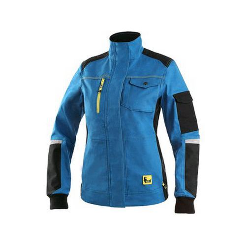 Bluza CXS STRETCH, damska, średni niebieski - czarny
