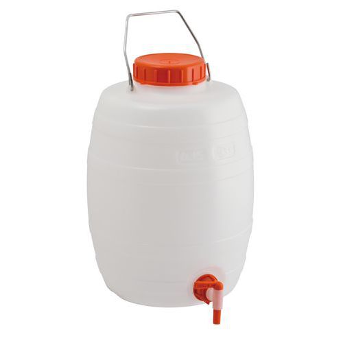 Plastikowe beczki z kranikiem, 5 - 100 l