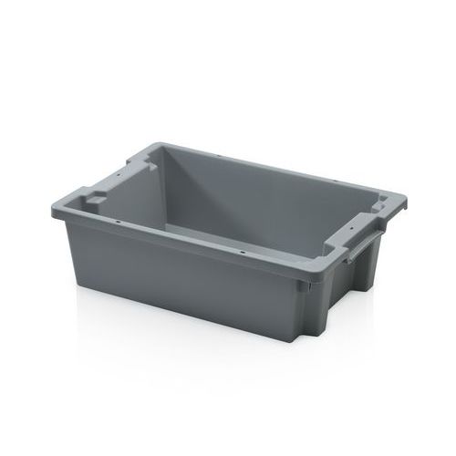 Plastikowe skrzynki transportowe SN64 z możliwością sztaplowania PP