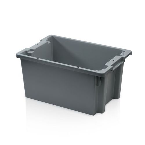 Plastikowe skrzynki transportowe SN64 z możliwością sztaplowania PP