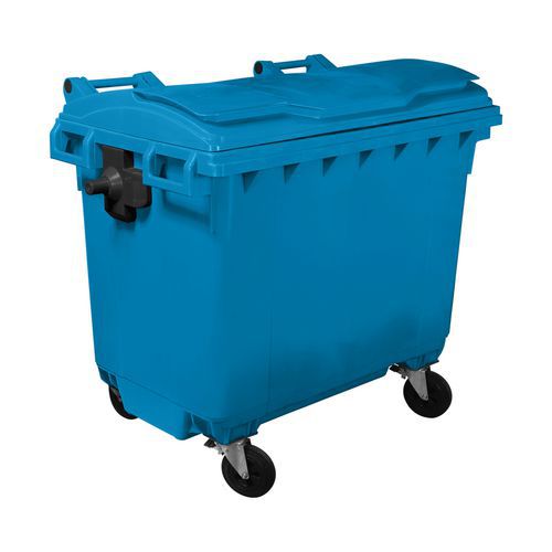 Plastikowe zewnętrzne pojemniki na odpady Manutan Expert, pojemność 660 l Plastikowe zewnętrzne pojemniki na odpady Manutan Expert, pojemność 660 l