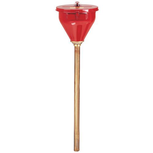 Metalowe lejki Justrite z pokrywą na substancje łatwopalne, średnica 27 cm, długość 82 cm Metalowe lejki Justrite z pokrywą na substancje łatwopalne, średnica 27 cm, długość 82 cm