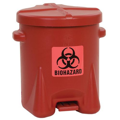 Plastikowe pojemniki na odpady niebezpieczne