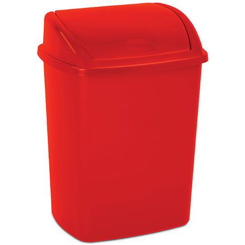 Kosz na śmieci z pokrywą uchylną 15 l