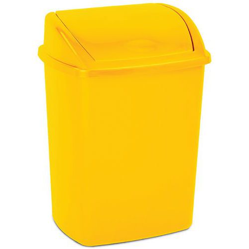 Kosz na śmieci z pokrywą uchylną 15 l