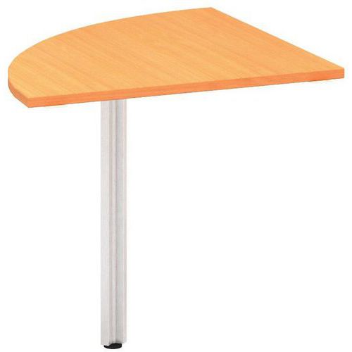 Dostawki do stołu Alfa 100, 80 x 80 x 73,5 cm, 1/4 okręgu
