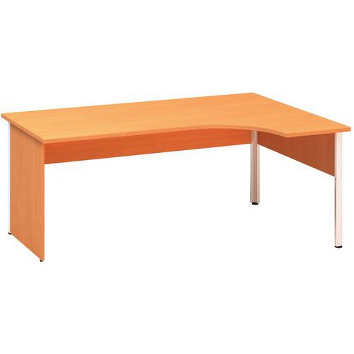 Ergonomiczne stoły biurowe Alfa 100, 180 x 120 x 73,5 cm, wersja prawa
