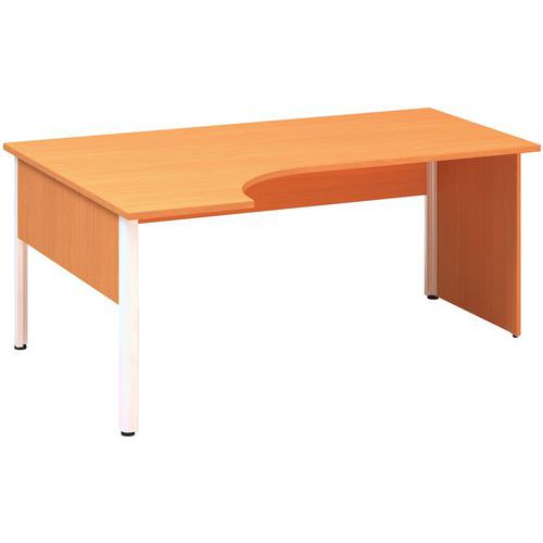 Ergonomiczne stoły biurowe Alfa 100, 180 x 120 x 73,5 cm, wersja lewa