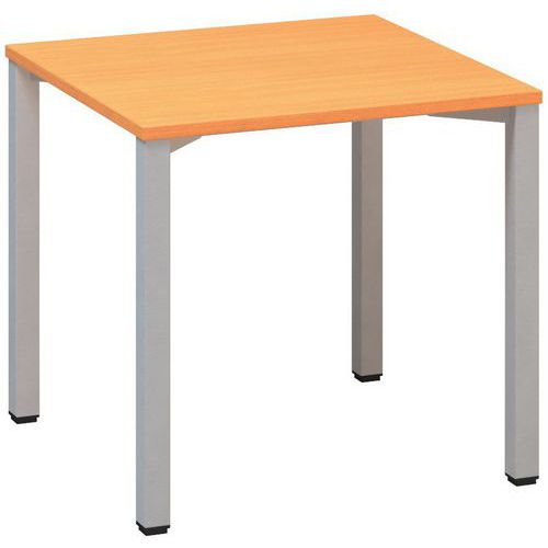 Proste stoły biurowe Alfa 200, 80 x 80 x 74,2 cm, wersja prosta